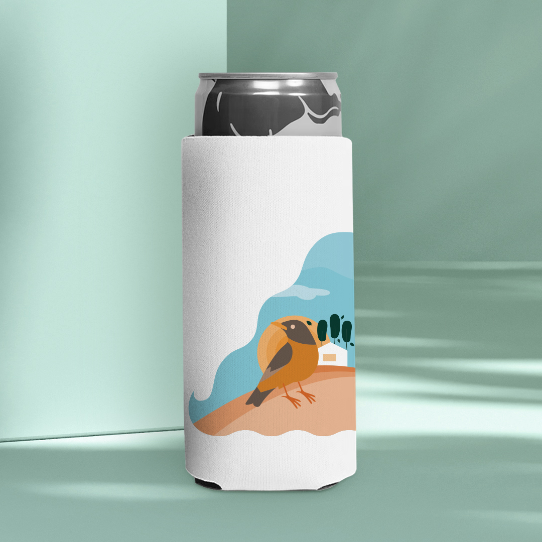 Robin Road Slim Can Koozie