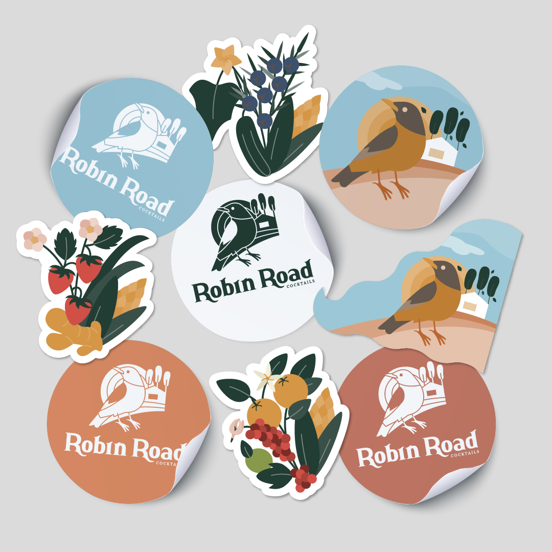Robin Road Sticker Pack